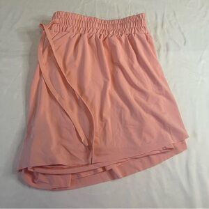 Simply Southern Coral Elastic Waist Athletic Shorts